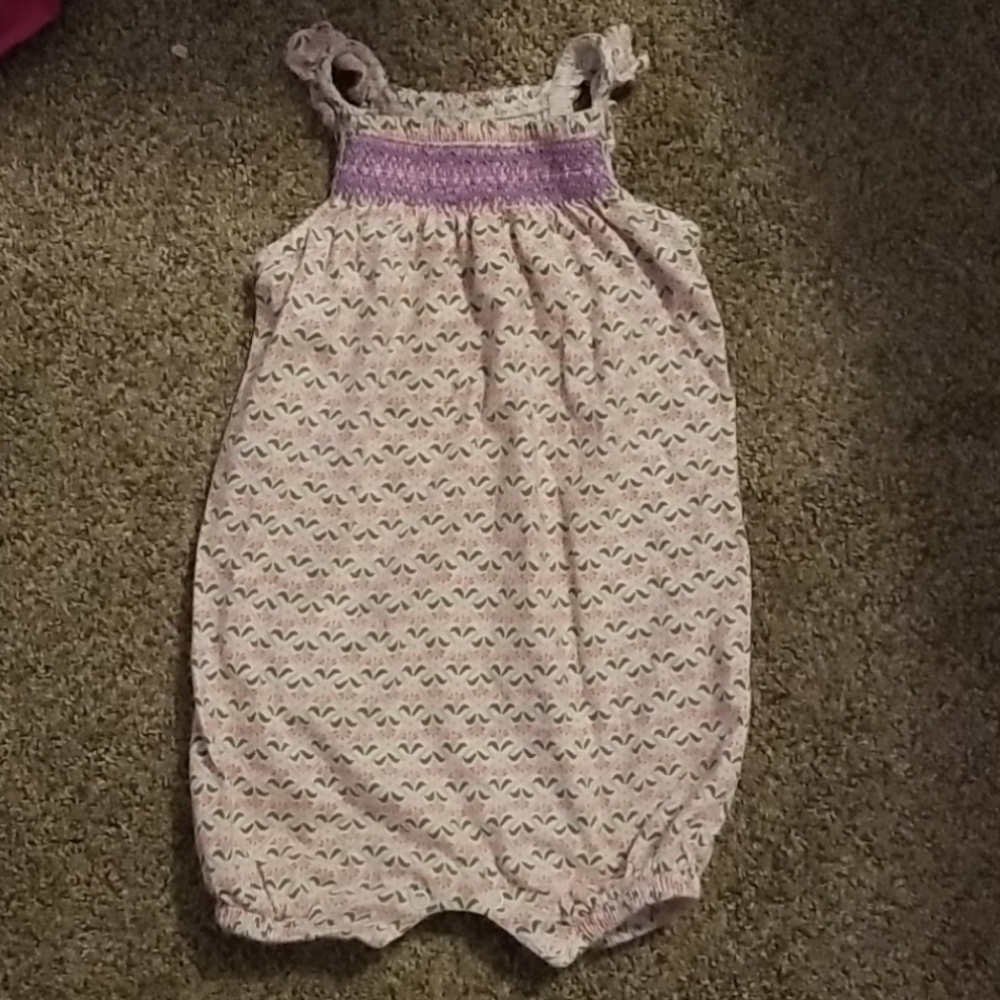 Carter's Girls 18M Embroidered Floral Romper